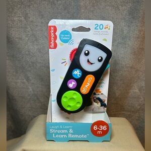 Fisher Price Laugh & Learn Stream & Learn Remote TV Electronic Pretend Toy